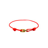 The Maverick Bracelet - 18K Gold Red
