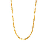 3mm Belcher Chain - 18K Gold