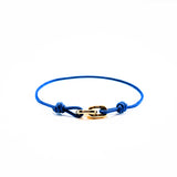 The Maverick Bracelet - 18K Gold Navy