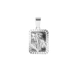 Palm Pendant & 3mm Cuban Chain - Silver