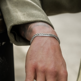 3mm Rope Bracelet - Silver