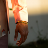 8mm Cuban Chain + Bracelet Set - 18K Gold OLD