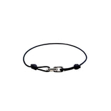 The Maverick Bracelet - Silver Black