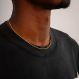 2mm Link Chain - 18K Gold