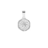 North Star Pendant & 3mm Figaro Chain - Silver