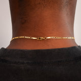 3mm Figaro Chain – 18K Gold