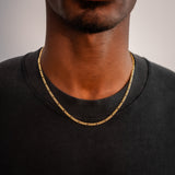 3mm Figaro Chain – 18K Gold