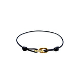 The Maverick Bracelet - 18K Gold Black