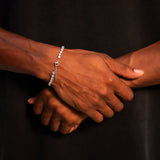 4mm Tennis Bracelet - Silver