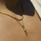 2mm Link Chain - 18K Gold