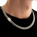 10mm Cuban Chain - Silver