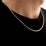3mm Rope Chain - Silver