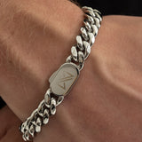 10mm Cuban Bracelet - Silver