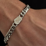 8mm Cuban Bracelet - Silver