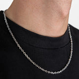 3mm Belcher Chain - Silver