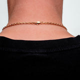 3mm Belcher Chain - 18K Gold