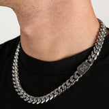 12mm Cuban Chain - Silver