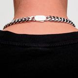 12mm Cuban Chain - Silver