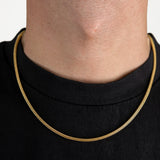 2.5mm Franco Chain - 18K Gold