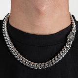12mm Cuban Chain - Silver