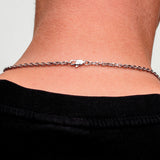 3mm Belcher Chain - Silver