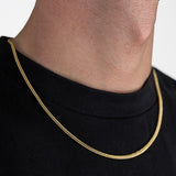 2.5mm Franco Chain - 18K Gold