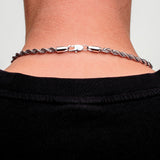 6mm Rope Chain - Silver