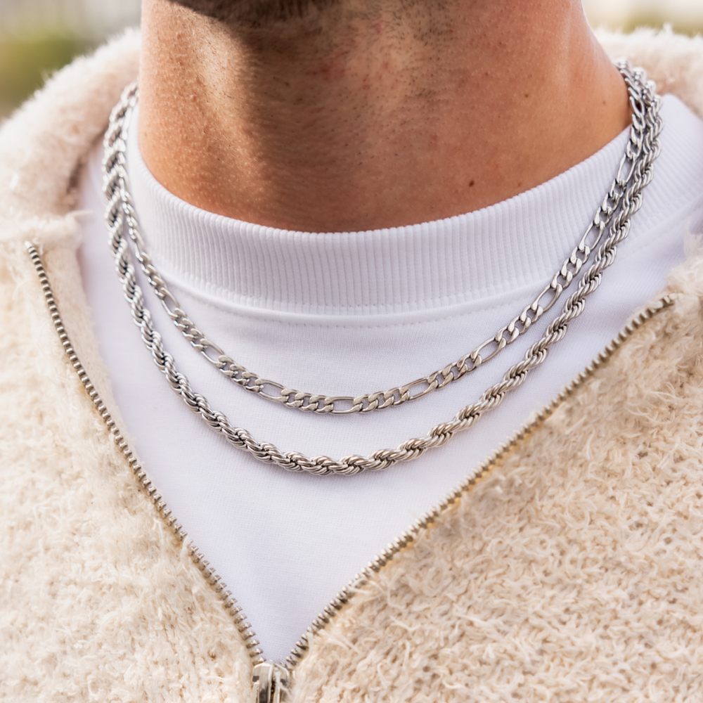 5mm Figaro Chain – Silver – NORVEI