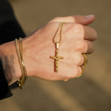 1.3mm Wire Chain Bracelet - 18K Gold