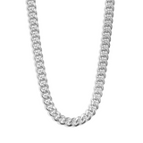 8mm Cuban Chain - Silver