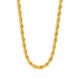 6mm Rope Chain - 18K Gold