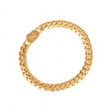 8mm Cuban Bracelet - 18K Gold