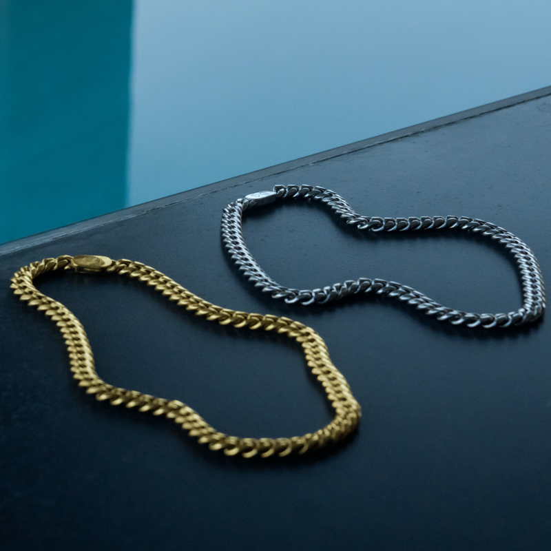 10mm Cuban Chain - 18K Gold