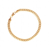 5mm Cuban Bracelet - 14K Gold