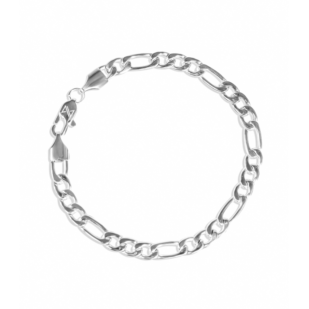 5mm Figaro Bracelet - Silver – NORVEI