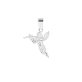 Cupid Pendant & 2mm Link Chain - Silver