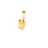 Playing Cards Pendant & 2mm Link Chain - 18K Gold