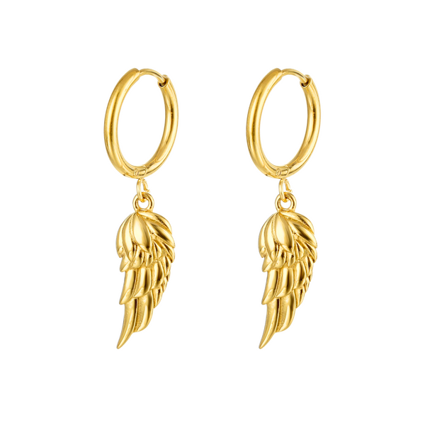 Wing Earring - 14K Gold