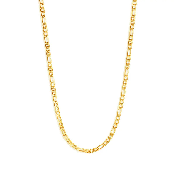 3mm Figaro Chain – 18K Gold