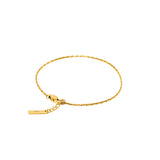 1.3mm Wire Chain Bracelet - 18K Gold