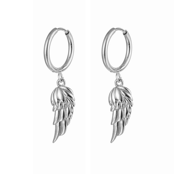 Wing Earring - Silver