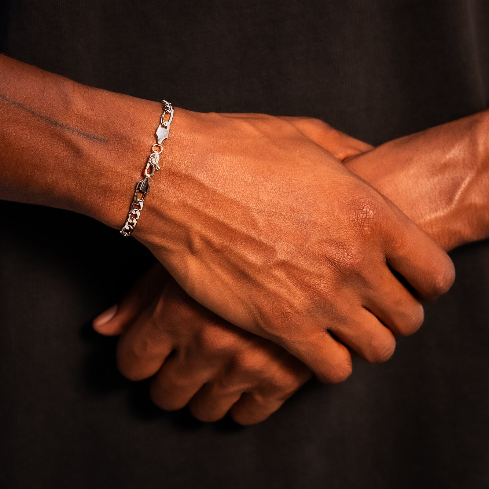 日本未入荷 CRAFTD London FIGARO BRACELET 5MM Figaro Bracelet (Silver) 5mm