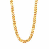 8mm Cuban Chain - 18K Gold