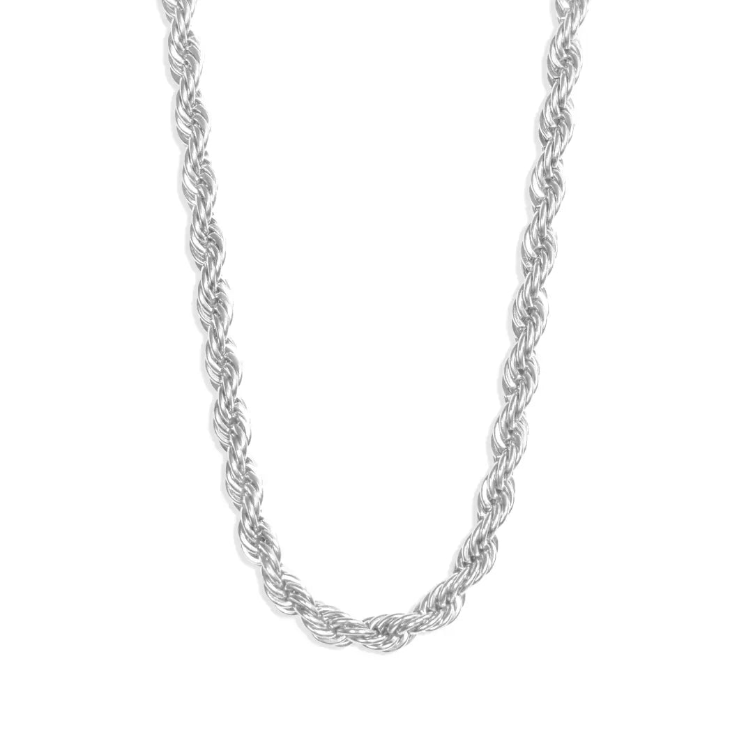 6mm Rope Chain - Silver – NORVEI