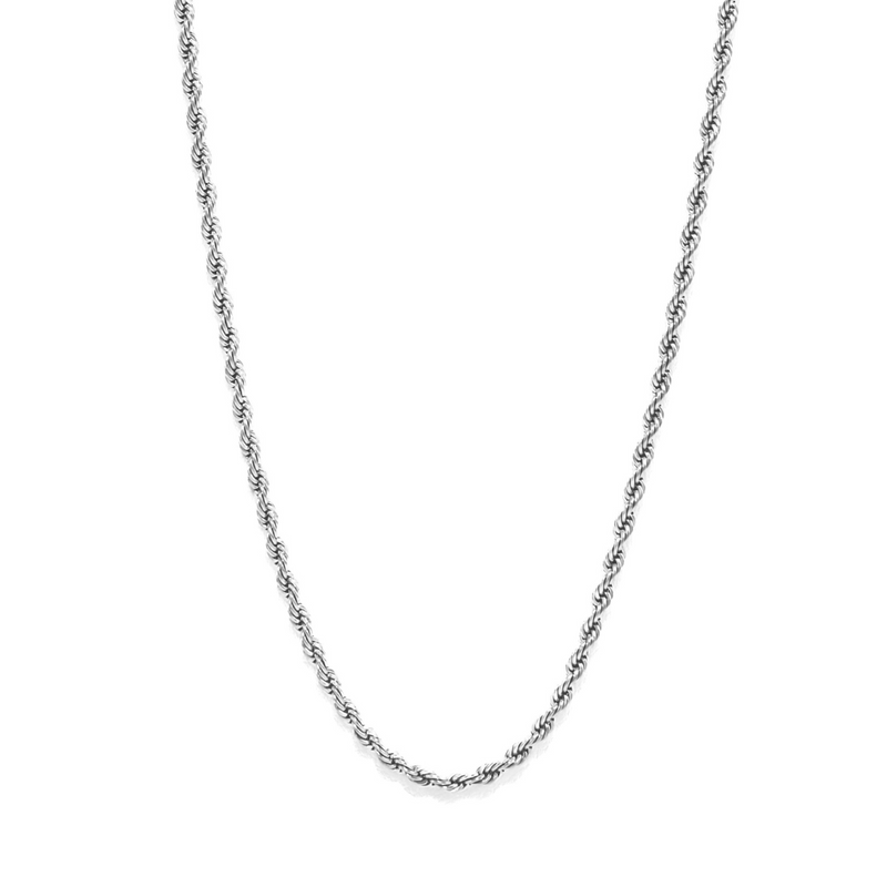 3mm Rope Chain - Silver