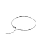 2mm Octagon Chain Bracelet - Silver