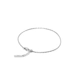 1.3mm Wire Chain Bracelet - Silver