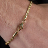 3mm Rope Bracelet - 18K Gold
